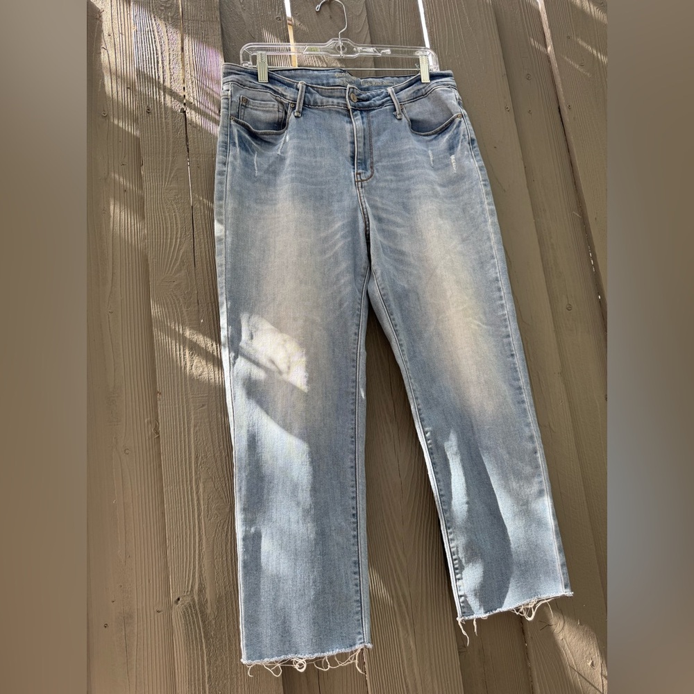 Signature by Levi Strauss High Rise Slim Crop Jeans Women’s 12 - Picture 4 of 7